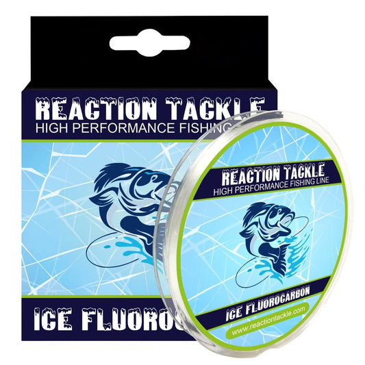 Reaction Tackle Ice Fluorocarbon Fishing Line or Leader - The Snag Bin