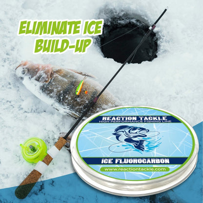 Reaction Tackle Ice Fluorocarbon Fishing Line or Leader - The Snag Bin