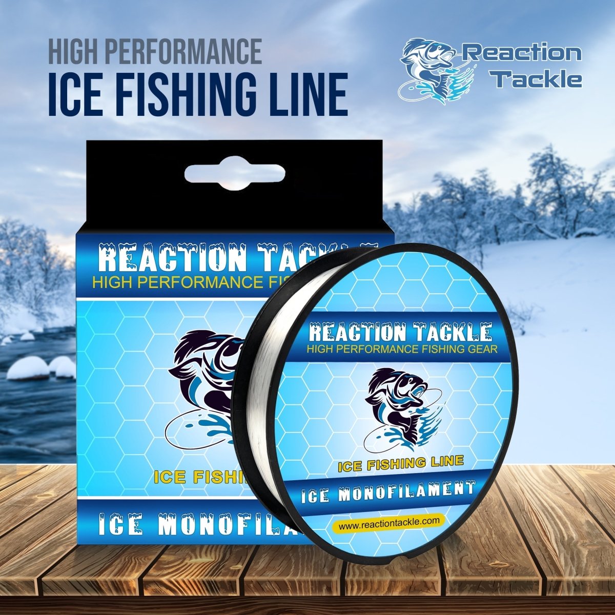 Reaction Tackle ICE Monofilament Fishing Line - The Snag Bin