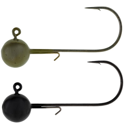 Reaction Tackle Lead Ball Jigs (10 - Pack) – Premium Round Jig Heads for Soft Plastics - New - The Snag Bin