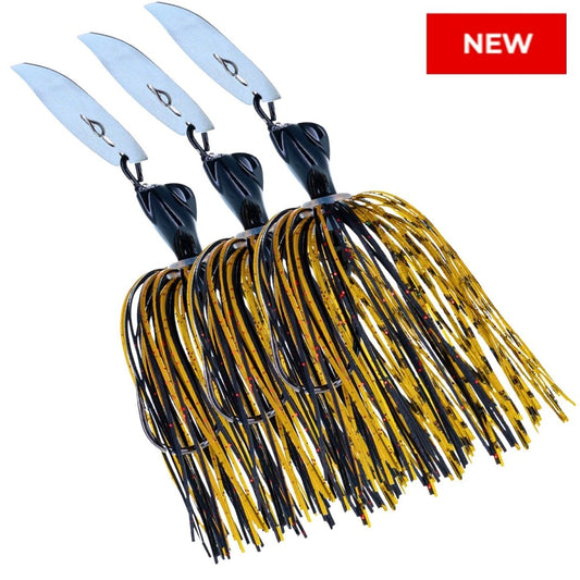 Reaction Tackle Lead Breaker Jigs - 3 - Pack; Durable Fishing Jigs for Freshwater & Saltwater - New - The Snag Bin