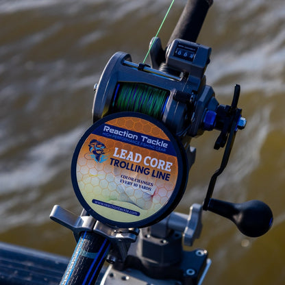 Reaction Tackle Lead Core Metered Trolling Braided Line - The Snag Bin