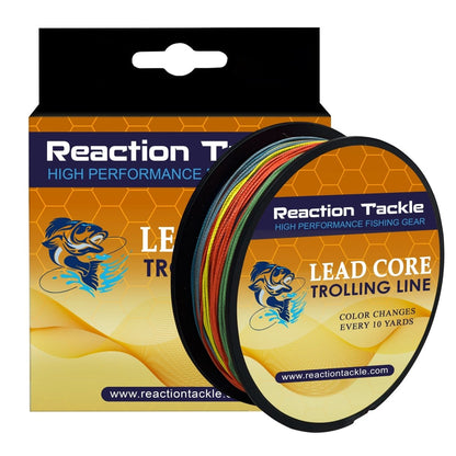 Reaction Tackle Lead Core Metered Trolling Braided Line - The Snag Bin