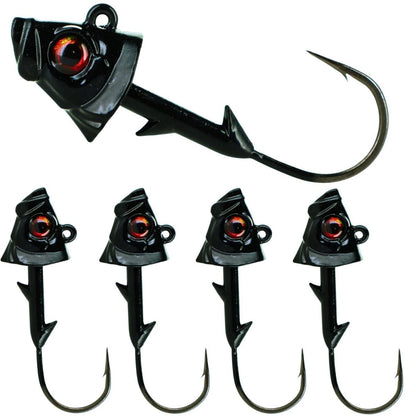 Reaction Tackle Lead Fish Head Jigs - 5 - PACK - New - The Snag Bin