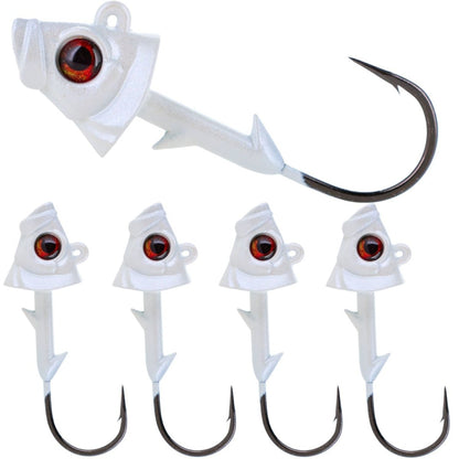 Reaction Tackle Lead Fish Head Jigs - 5 - PACK - New - The Snag Bin