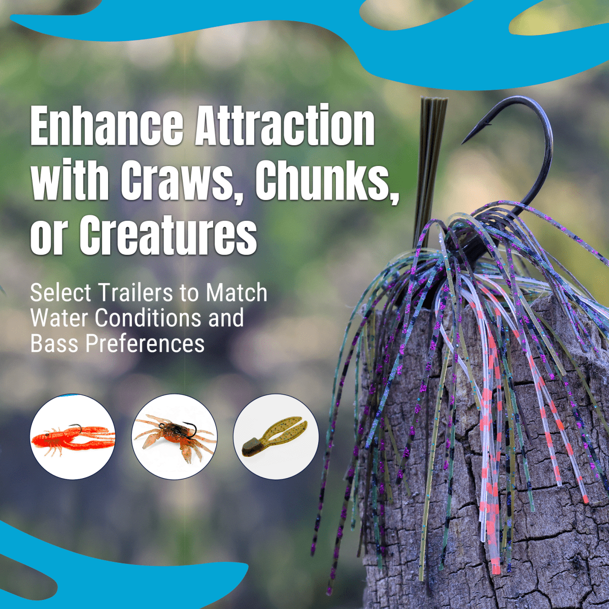 Reaction Tackle Lead Flipping Jigs - 3 - PACK - New - The Snag Bin