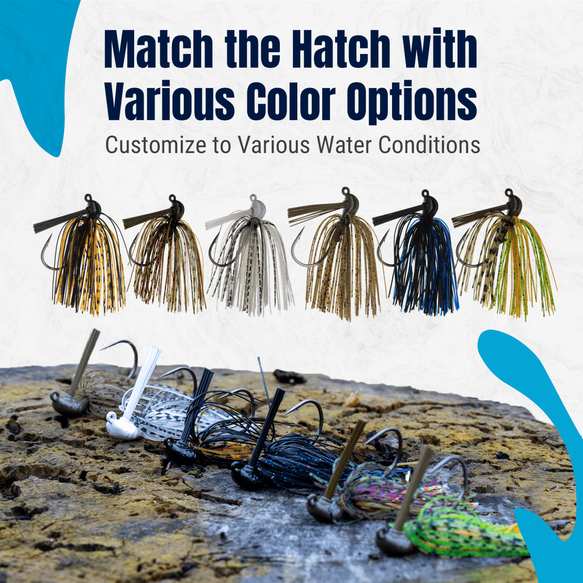 Reaction Tackle Lead Flipping Jigs - 3 - PACK - New - The Snag Bin