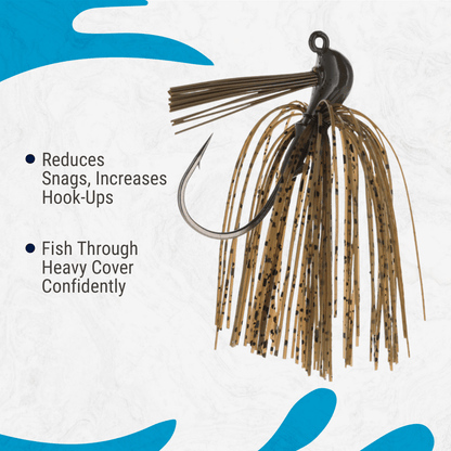 Reaction Tackle Lead Flipping Jigs - 3 - PACK - New - The Snag Bin