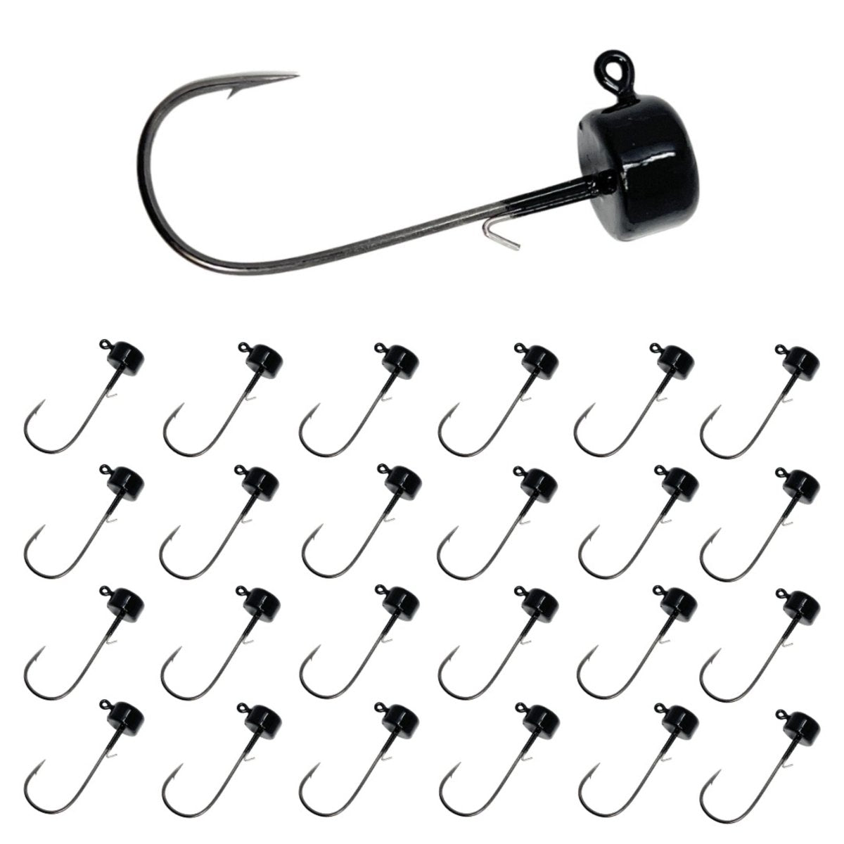 Reaction Tackle Lead Ned Rig - Shroom Jigs (25 - Pack) - The Snag Bin