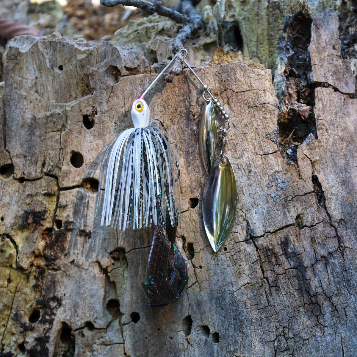 Reaction Tackle Lead Spinnerbait Jigs – 3 - Pack, Double Willow Blade - New - The Snag Bin