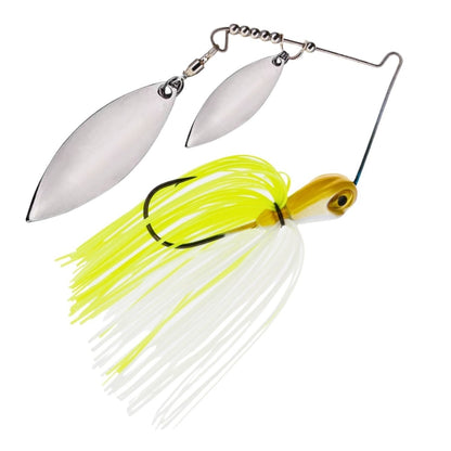 Reaction Tackle Lead Spinnerbait Jigs – 3 - Pack, Double Willow Blade - New - The Snag Bin
