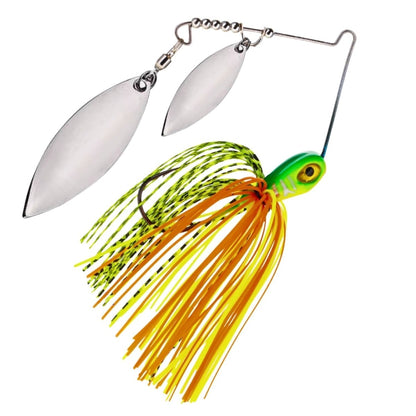 Reaction Tackle Lead Spinnerbait Jigs – 3 - Pack, Double Willow Blade - New - The Snag Bin