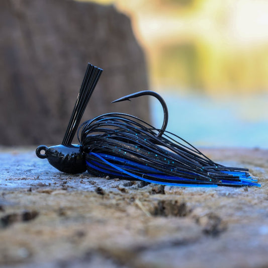 Reaction Tackle Lead Swim Jigs – Premium Weedless Bass Fishing Lures - 3 Pack - New - The Snag Bin