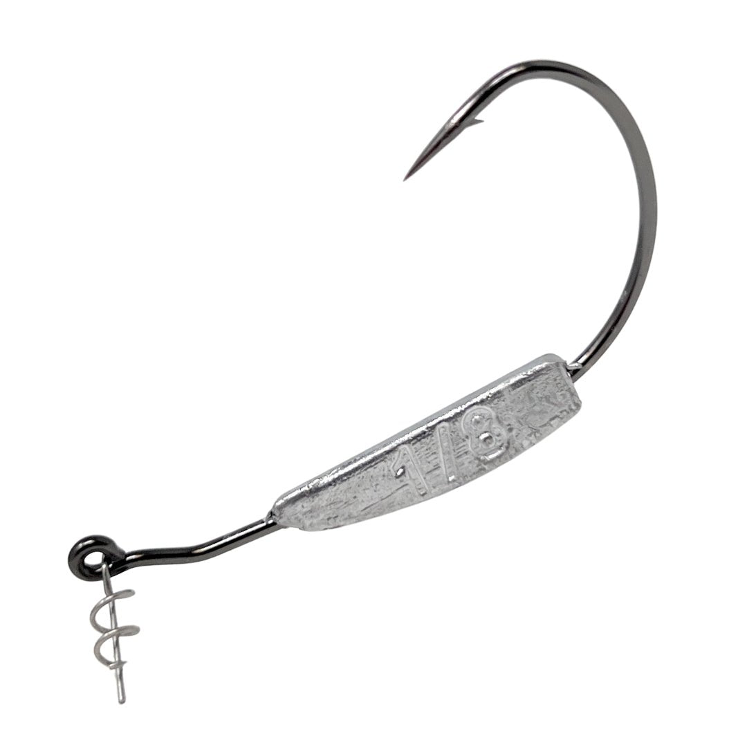 Reaction Tackle Lead Weighted Swimbait Hooks (10 - PACK) - The Snag Bin