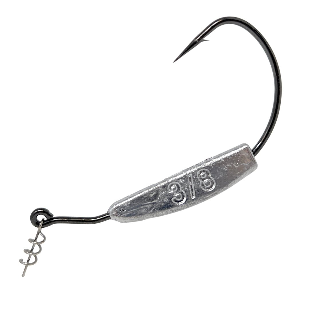 Reaction Tackle Lead Weighted Swimbait Hooks (10 - PACK) - The Snag Bin