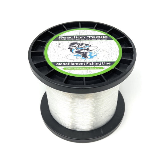 Reaction Tackle Nylon Monofilament Fishing Line - 1 Pound Jumbo Spools - The Snag Bin