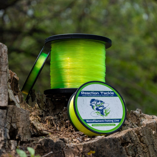 Reaction Tackle Nylon Monofilament Fishing Line - 1 Pound Jumbo Spools - The Snag Bin