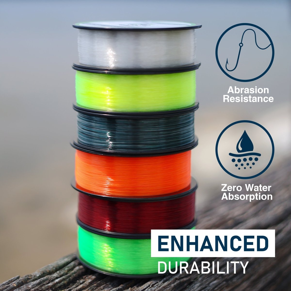 Reaction Tackle Nylon Monofilament Fishing Line - The Snag Bin