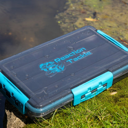 Reaction Tackle Premium Tackle Tray - High Performance and Waterproof with 3 Resilient Clips - The Snag Bin