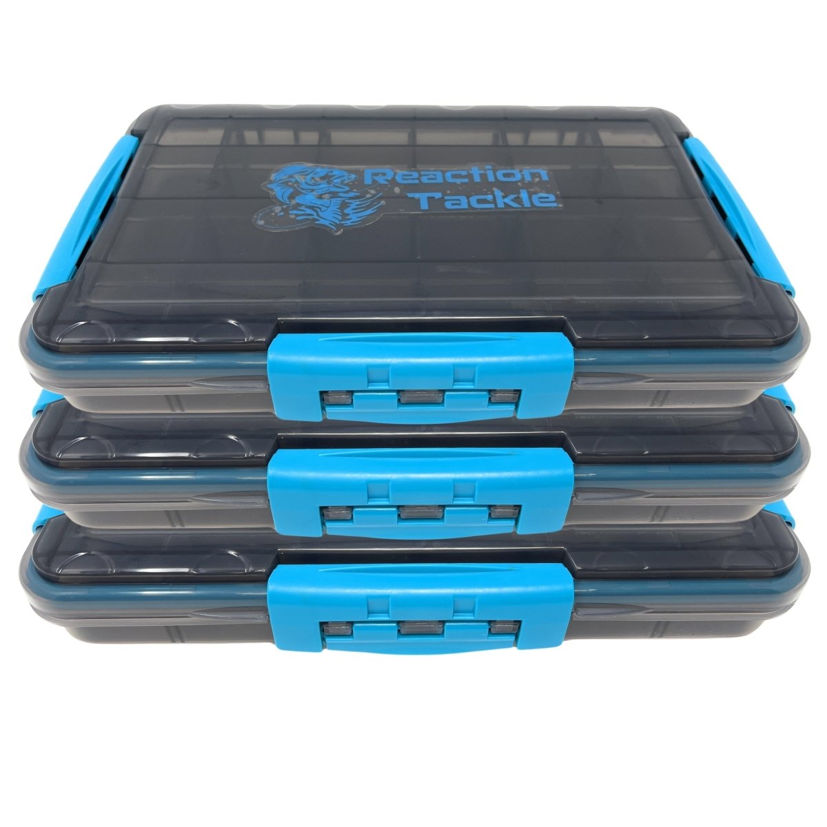 Reaction Tackle Premium Tackle Tray - High Performance and Waterproof with 3 Resilient Clips - The Snag Bin