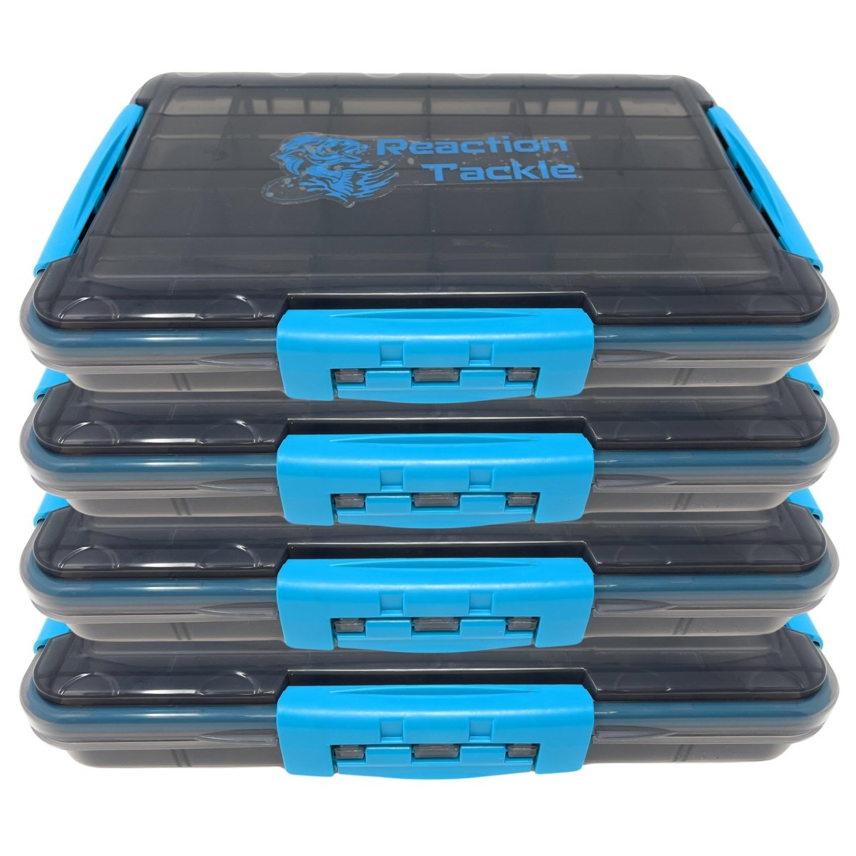 Reaction Tackle Premium Tackle Tray - High Performance and Waterproof with 3 Resilient Clips - The Snag Bin
