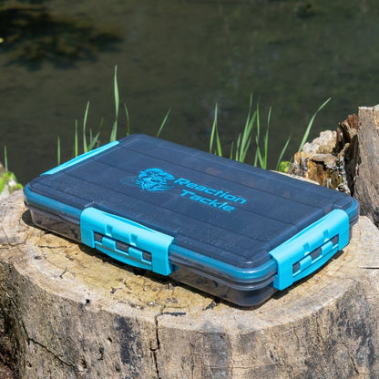Reaction Tackle Premium Tackle Tray - High Performance and Waterproof with 3 Resilient Clips - The Snag Bin