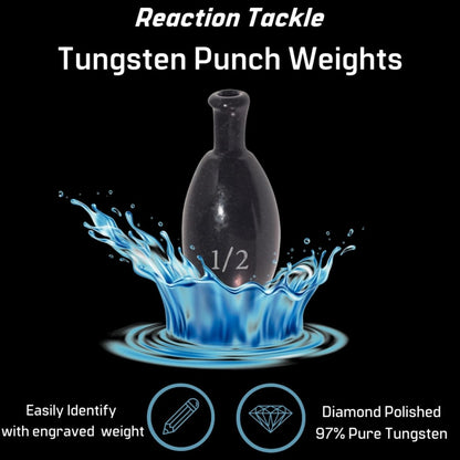 Reaction Tackle Punch Weights/ Tungsten Sinkers - The Snag Bin