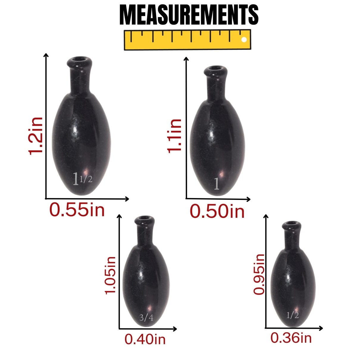 Reaction Tackle Punch Weights/ Tungsten Sinkers - The Snag Bin