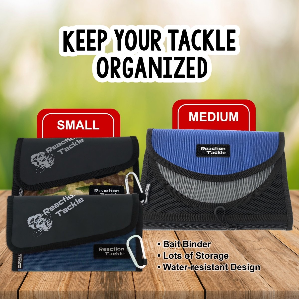 Reaction Tackle Small Bait Binder - The Snag Bin