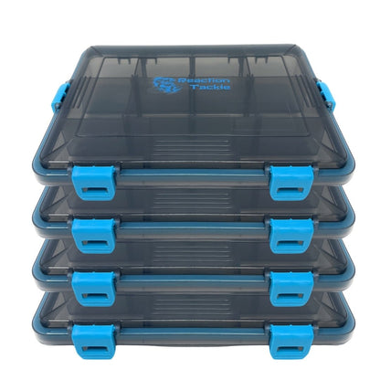 Reaction Tackle Standard Tackle Tray - Sturdy and Waterproof with 4 Reliable Clips - The Snag Bin