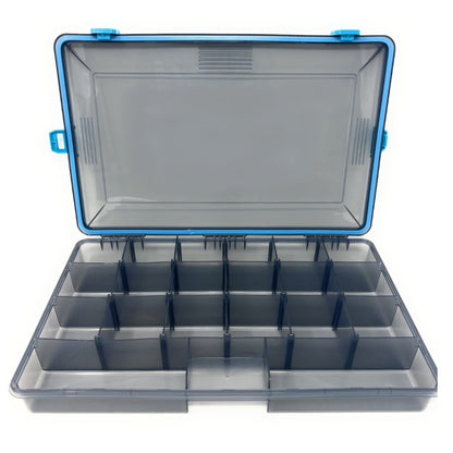 Reaction Tackle Standard Tackle Tray - Sturdy and Waterproof with 4 Reliable Clips - The Snag Bin