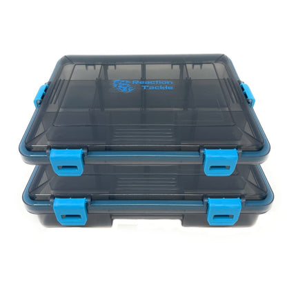 Reaction Tackle Standard Tackle Tray - Sturdy and Waterproof with 4 Reliable Clips - The Snag Bin