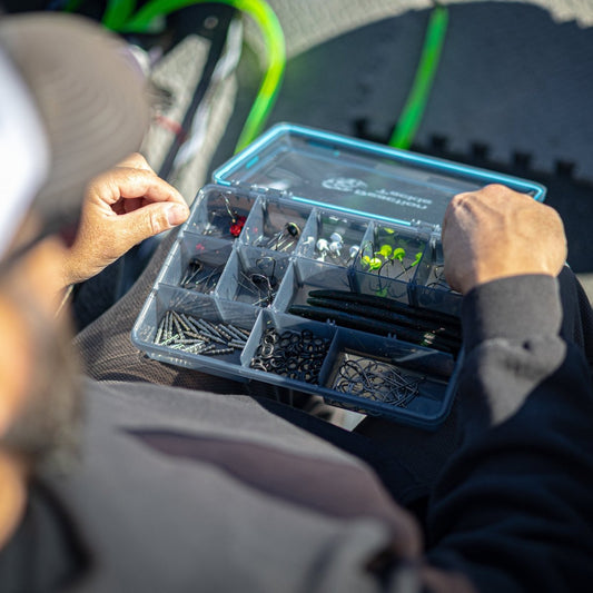 Reaction Tackle Standard Tackle Tray - Sturdy and Waterproof with 4 Reliable Clips - The Snag Bin