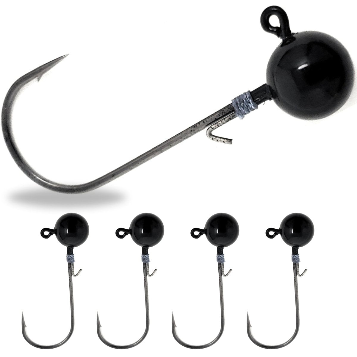 Reaction Tackle Tungsten Ball Jig Heads (5 - Pack) - The Snag Bin