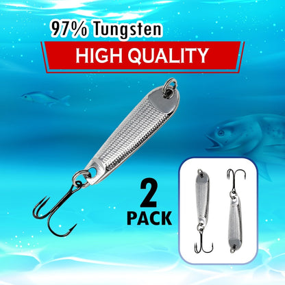 Reaction Tackle Tungsten Jigging Spoons (2 - Pack) - The Snag Bin