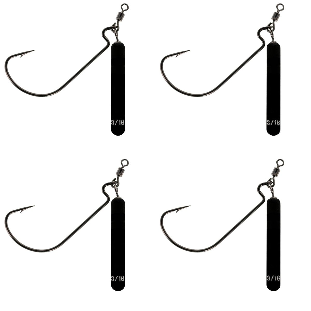Reaction Tackle Tungsten Jika Rigs - 4PK - The Snag Bin