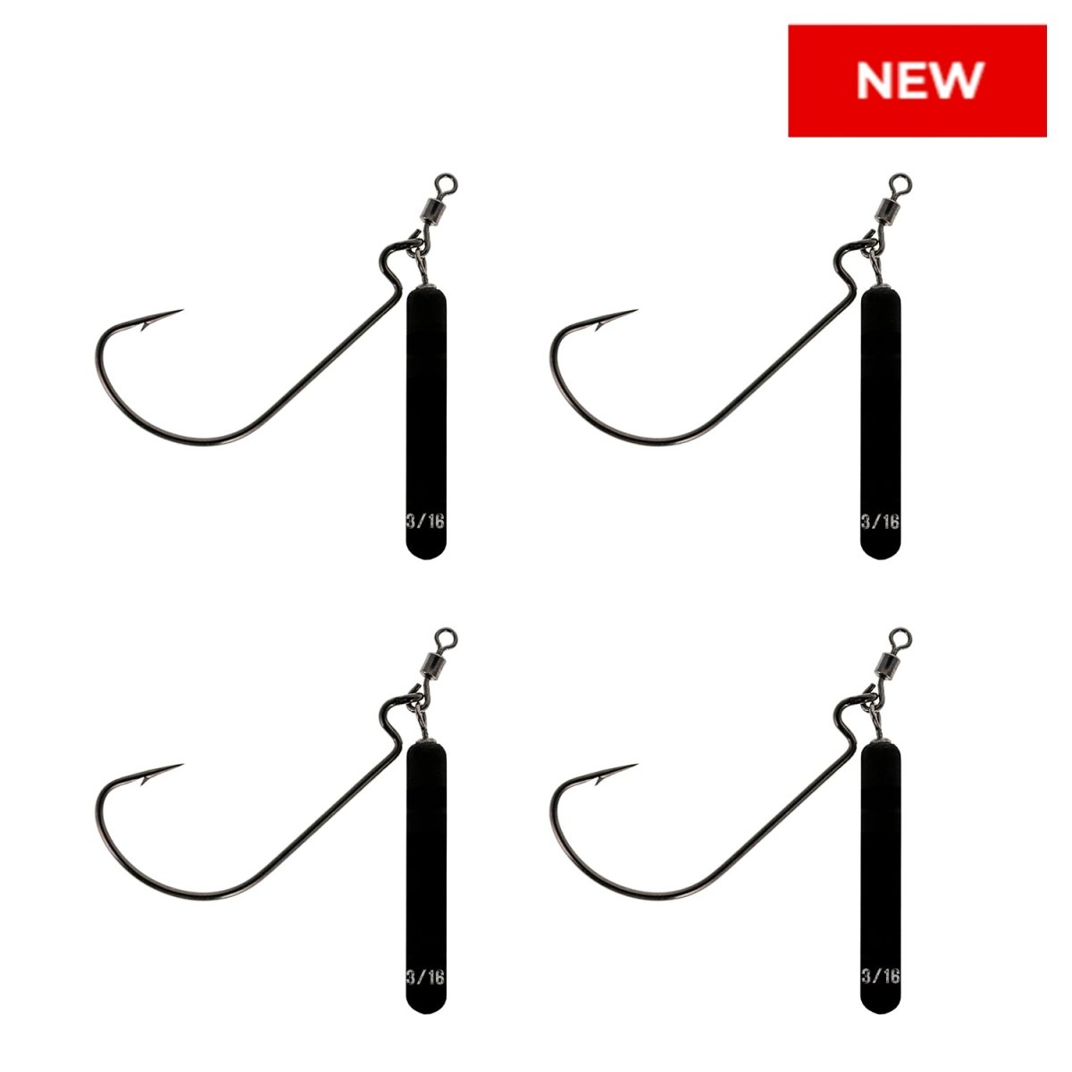 Reaction Tackle Tungsten Jika Rigs - 4PK - The Snag Bin