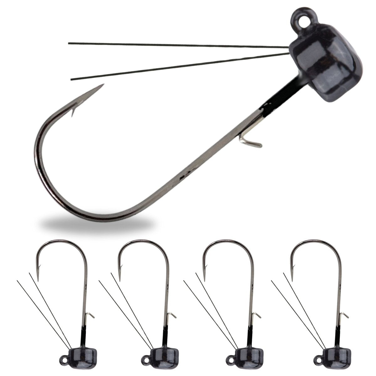 Reaction Tackle Tungsten Ned Rig - Shroom Jigs (5 - Pack) - The Snag Bin