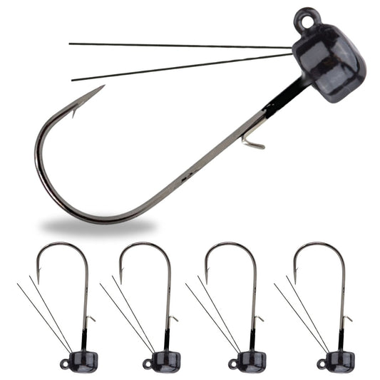 Reaction Tackle Tungsten Ned Rig - Shroom Jigs (5 - Pack) - The Snag Bin