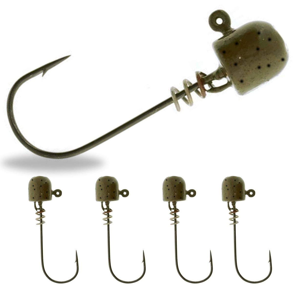 Reaction Tackle Tungsten Screw Lock Jig Heads (5 - Pack) - The Snag Bin