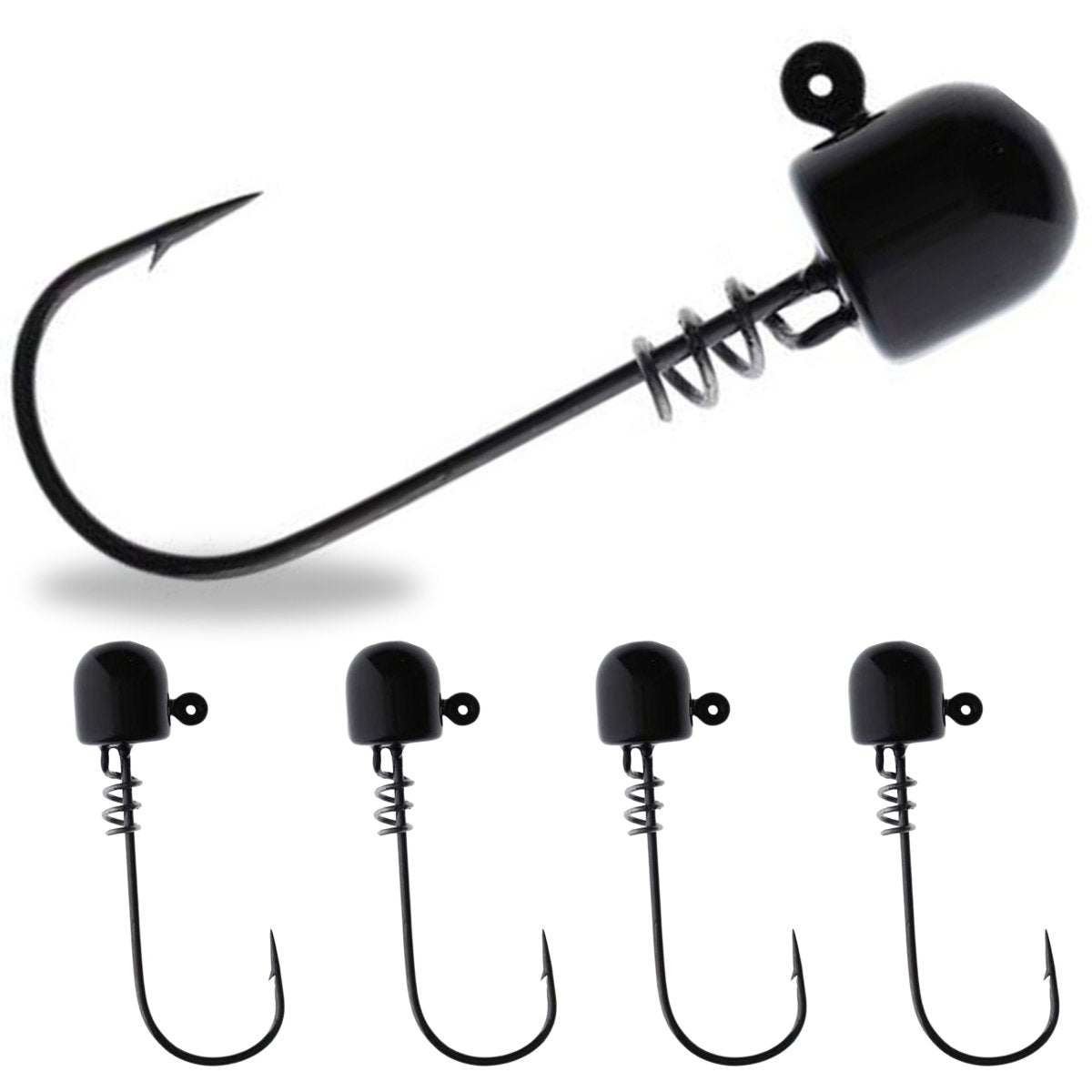 Reaction Tackle Tungsten Screw Lock Jig Heads (5 - Pack) - The Snag Bin