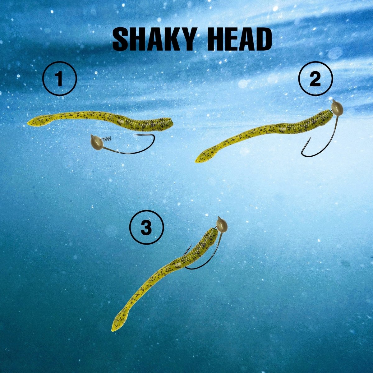 Reaction Tackle Tungsten Shaky Head Jigs 5 - Pack - The Snag Bin