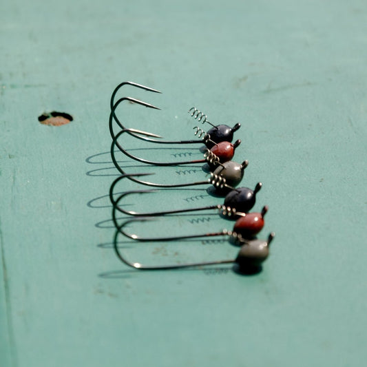 Reaction Tackle Tungsten Shaky Head Jigs 5 - Pack - The Snag Bin