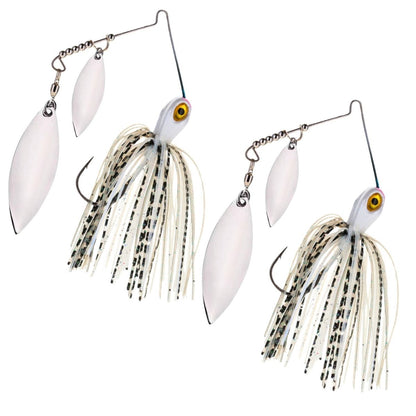 Reaction Tackle Tungsten Spinnerbait Jigs – 2 - Pack, Double Willow Blade - New - The Snag Bin
