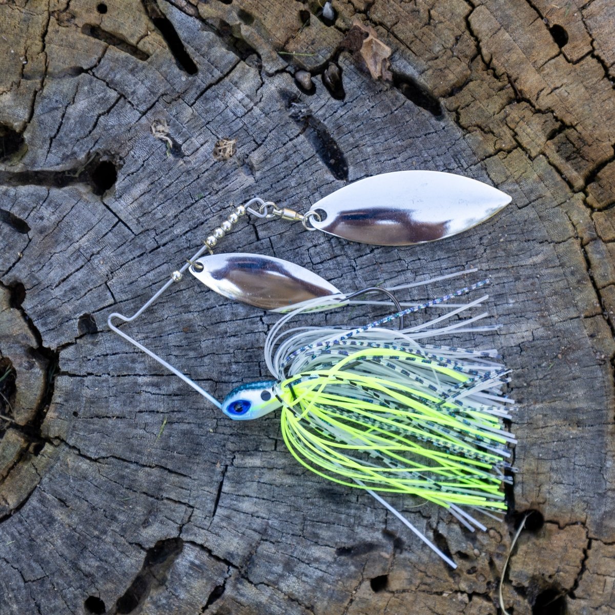 Reaction Tackle Tungsten Spinnerbait Jigs – 2 - Pack, Double Willow Blade - New - The Snag Bin