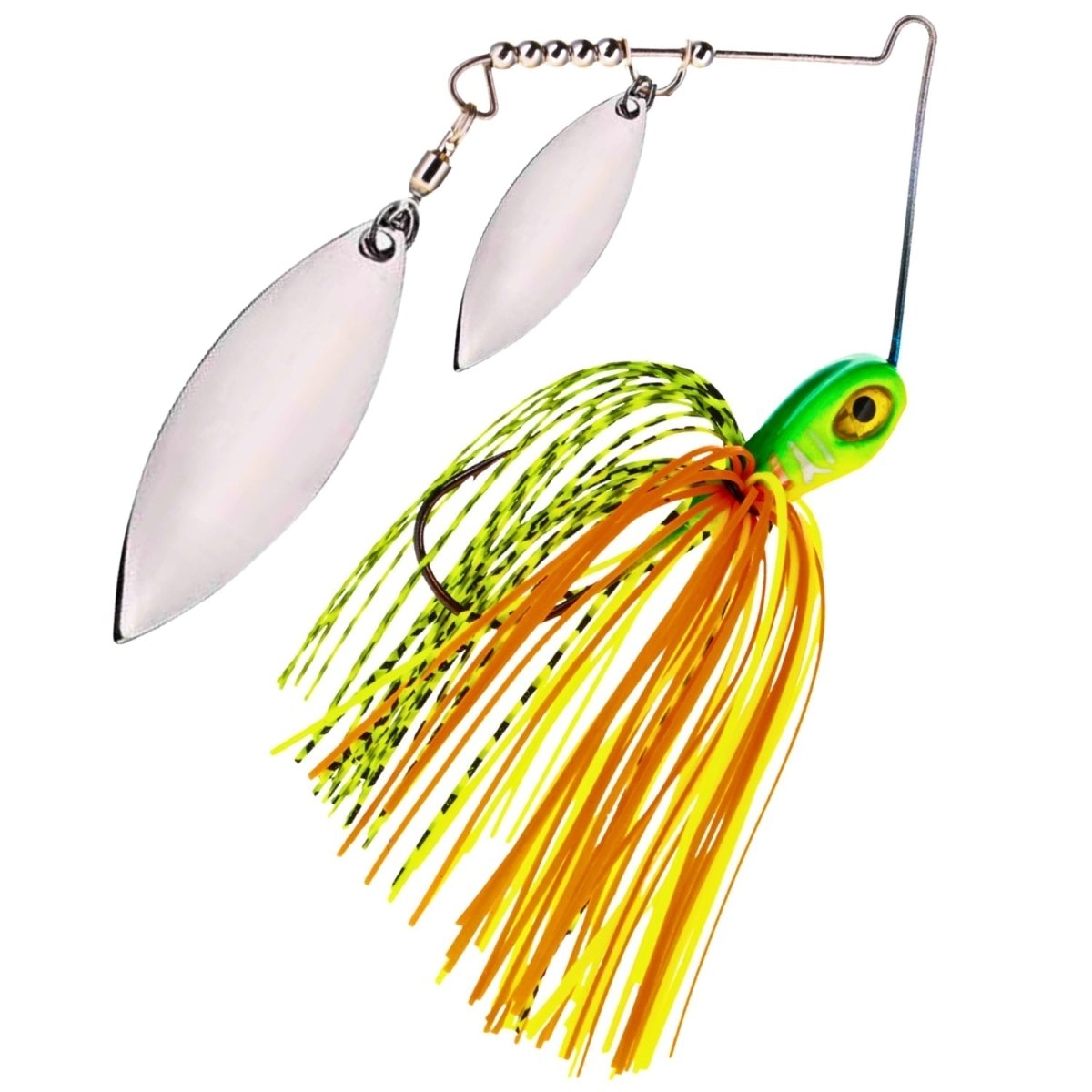 Reaction Tackle Tungsten Spinnerbait Jigs – 2 - Pack, Double Willow Blade - New - The Snag Bin