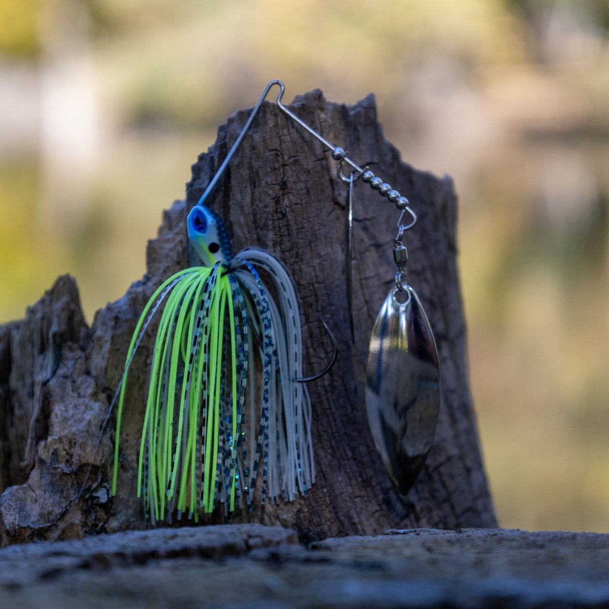 Reaction Tackle Tungsten Spinnerbait Jigs – 2 - Pack, Double Willow Blade - New - The Snag Bin