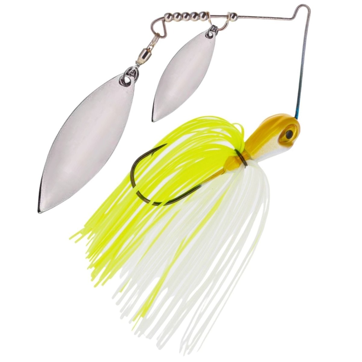 Reaction Tackle Tungsten Spinnerbait Jigs – 2 - Pack, Double Willow Blade - New - The Snag Bin