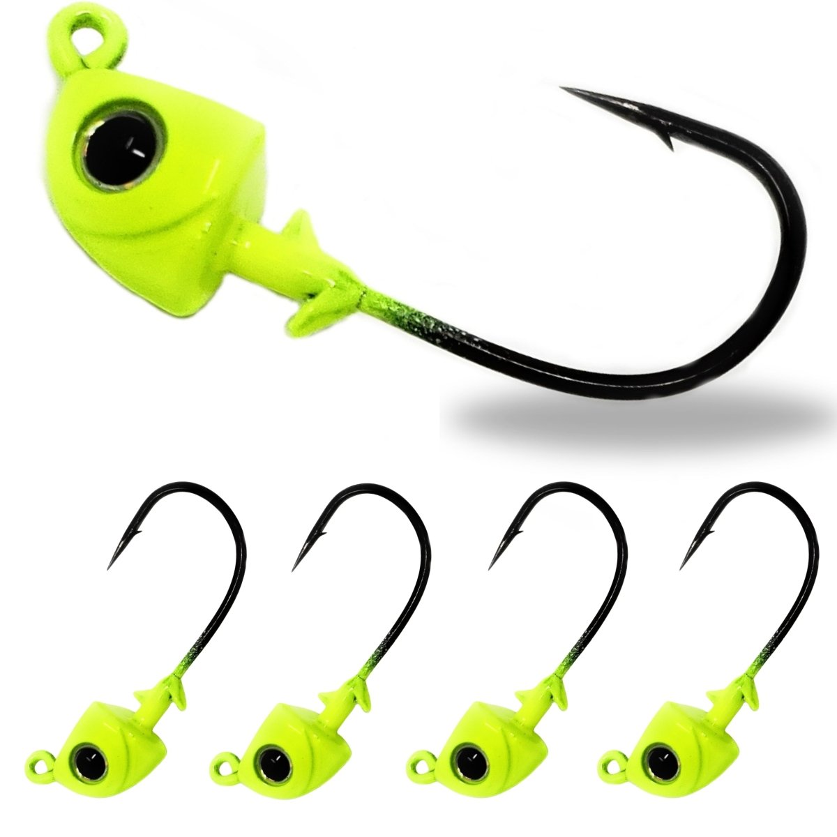 Reaction Tackle Tungsten Swimbait Jig Heads (5 - Pack) - The Snag Bin