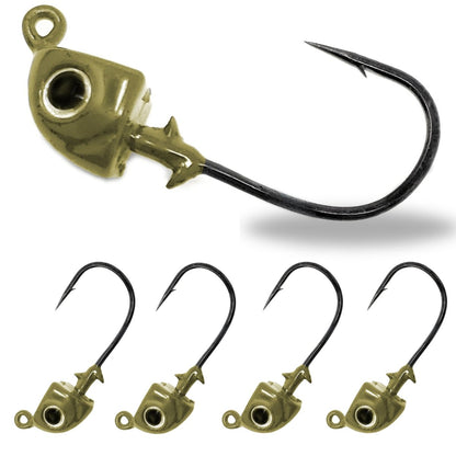 Reaction Tackle Tungsten Swimbait Jig Heads (5 - Pack) - The Snag Bin